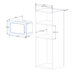 Kuchenka mikrofalowa Beko BMGB25333X Grill