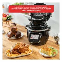 Multicooker Tefal Cook4me Touch Wi-Fi CY9128 1600W 6l Kosz do gotowania na parze + XA6078