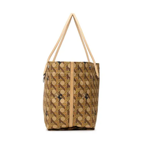 Сумка Tory Burch Canvas Basketweave Tote 139623 Tan Basketwave 200