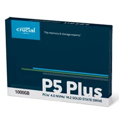 Crucial P5 Plus 1 TB M. 2 2280 PCI - E x4 Gen4 NVMe SSD (CT1000P5PSSD8)