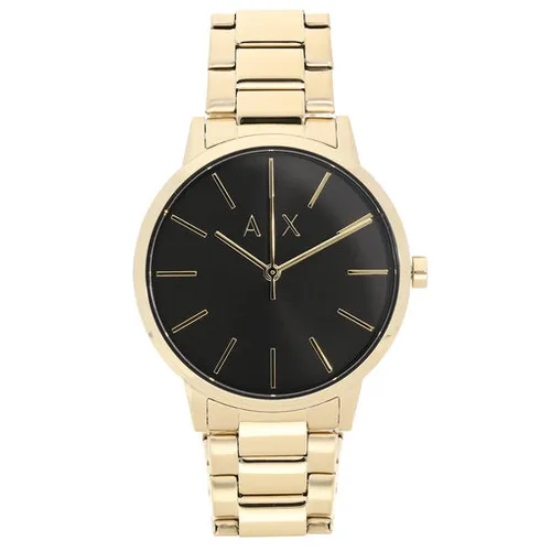 Armani Exchange Cayde Hediye Seti AX7119 Gold / Gold Saati