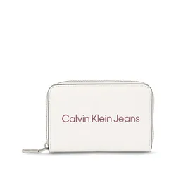 Женский кошелек Calvin Klein Jeans Sculpted Med Zip Around Mono K60k607229 Ivory YBI