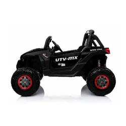 Auto Na Akumulator Dla 2 Dzieci Jeep Xmx603 Buggy 4X4 Pilot Skóra Eva LED MP3