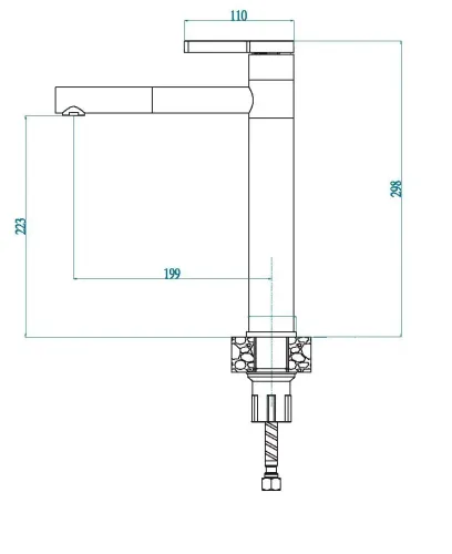 Bateria Alveus Zina 1129058 Biały Mosiądz