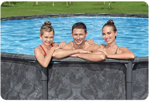 Basen stelażowy Bestway 561KC ogrodowy całoroczny 549x132cm APX zestaw 11w1