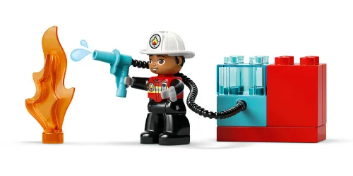 LEGO 10473 DUPLO Wóz strażacki z wężem i strażakiem