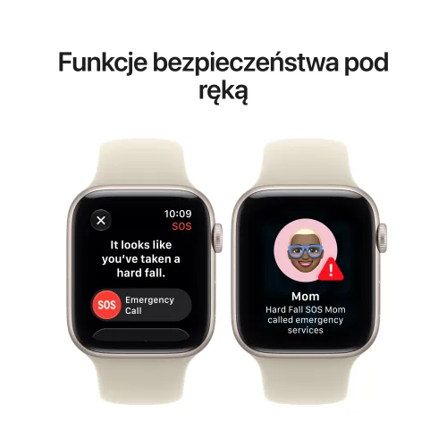 Apple Watch SE 3gen GPS + Cellular koperta 40mm z aluminium Księżycowa poświata pasek sportowy piaskowy M/L 2026