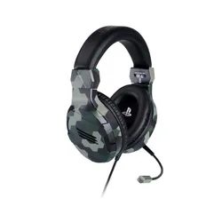 Słuchawki przewodowe z mikrofonem BigBen PS4 Gaming Headset V3 Nauszne Zielony