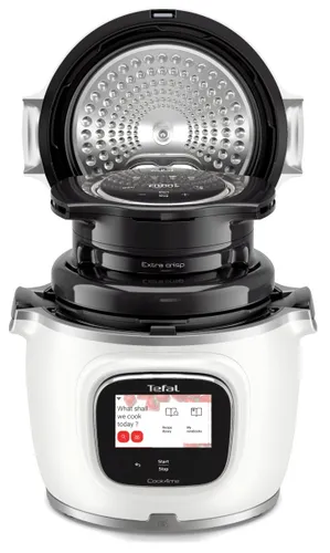 Multicooker TEFAL Cook4me Touch Pro CY94X1F1 (Wi-Fi) z pokrywą do zapiekania Extra Crisp dającą funkcjonalność AirFryera
