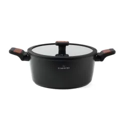 Garnek aluminiowy z pokrywką STARKE PRO ARCHIE WOODEN 1,6 l
