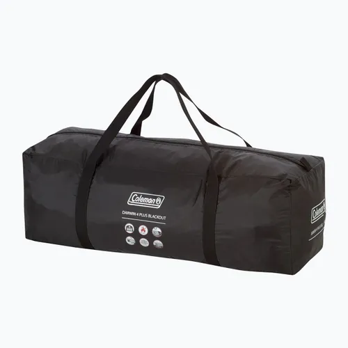 Namiot kempingowy 4-osobowy Coleman Darwin 4 Plus blackout