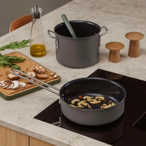 EVA TRIO Grey Line 2,5 l - garnek aluminiowy