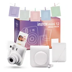 Aparat FUJIFILM Instax Mini 12 Biały Pokrowiec + Album + Ramki + Sznurek + Klamerki