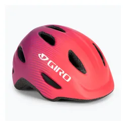 Kask rowerowy dziecięcy Giro Scamp Jr matte pink/purple fade
