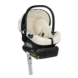 Fotelik samochodowy LIONELO Astrid i-Size z bazą Isofix 40-87 cm (0-13 kg) Kremowy