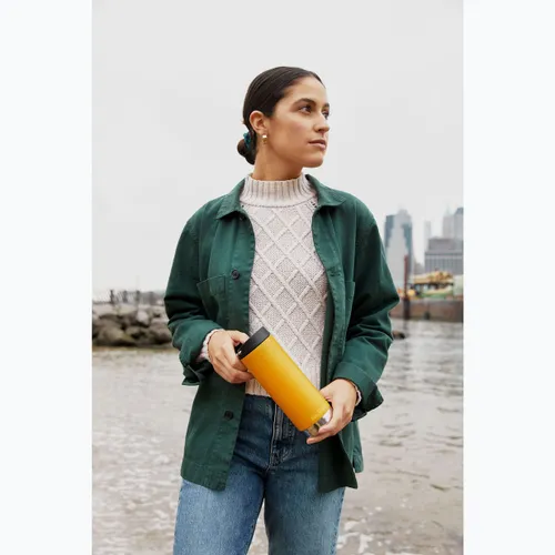 Kubek termiczny Klean Kanteen TKWide Cafe Cap 473 ml marigold