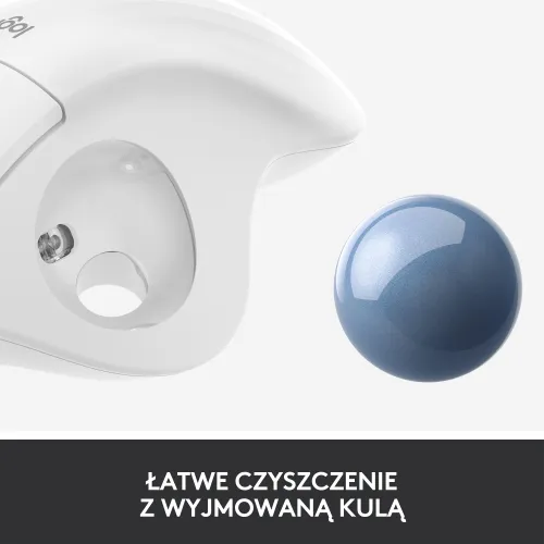 Myszka Logitech ERGO M575 - biały