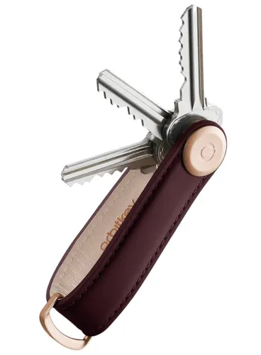 Skórzane etui na klucze Orbitkey Key Organiser Leather - wine
