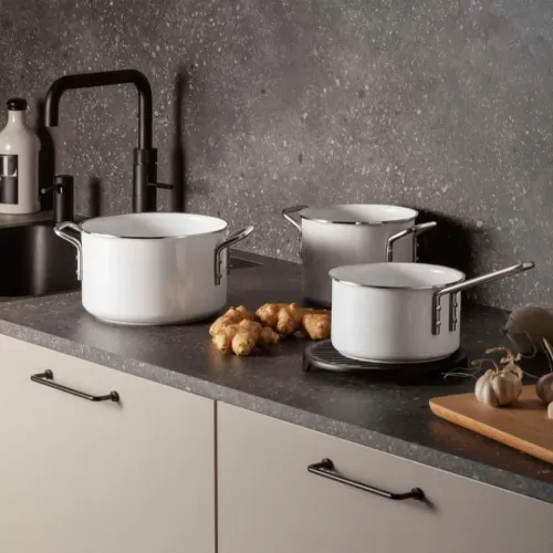 EVA TRIO White Line 3,8 l - garnek aluminiowy