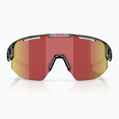 Okulary przeciwsłoneczne Bliz Matrix transparent dark grey/brown red multi