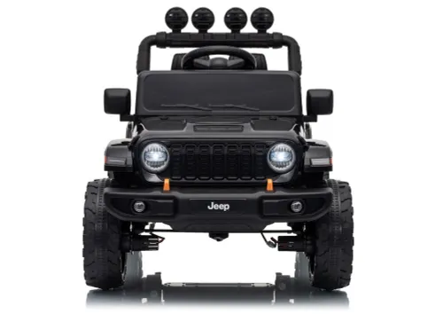 Auto Na Akumulator Jeep Rubicon 2X200W 24V Eva Skóra LED Pilot Radio MP3