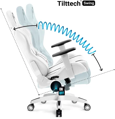 Fotel DIABLO CHAIRS X-One 2.0 Small Biało-czarny