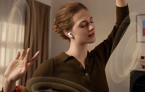 Słuchawki douszne UGREEN Lightbuds Pro 2 WS215 ANC Biały