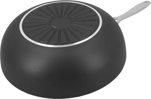 DEMEYERE Alu Industry 3 Duraslide 28 cm - patelnia / wok nieprzywierający