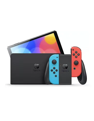 Игровая консоль Nintendo Switch OLED Neon Red/Blue (Красно-Синяя)