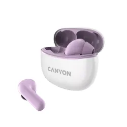 Słuchawki bezprzewodowe Canyon TWS-5 Dokanałowe Bluetooth 5.2 Fioletowy