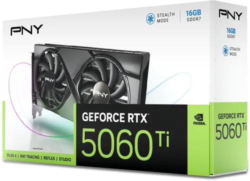 Karta graficzna PNY GeForce RTX 5060 Ti Dual Fan 16GB DLSS 4