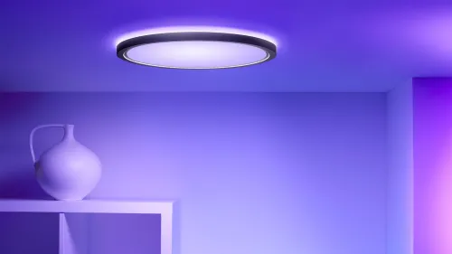 Lampa sufitowa WiZ Superslim Ceiling 32W Czarny