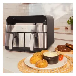 Air Fryer Frytownica CECOTEC Cecotec Cecofry Advance 9000 Inox 9l 8 automatycznych programów