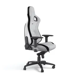 Fotel Noblechairs EPIC White Black Gamingowy do 120kg Skóra ECO Biało-czarny