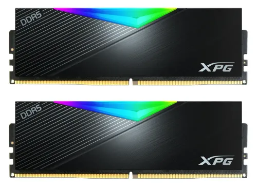 Pamięć RAM Adata XPG Lancer RGB DDR5 64GB (2x32GB) 6400 CL32 Szary