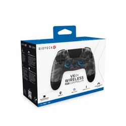 Геймпад Gioteck VX4 + Wireless RGB для PS4, ПК-беспроводной-черный-камуфляж