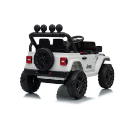 Auto Na Akumulator Jeep Rubicon 2X200W 24V Eva Skóra LED Pilot Radio MP3