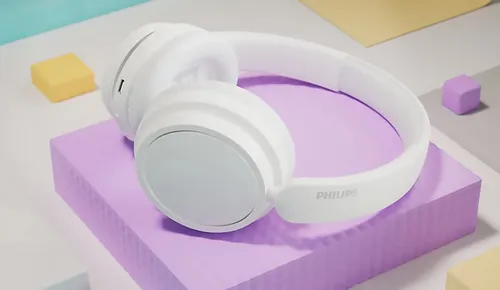 Słuchawki nauszne PHILIPS TAH5209WT/00 Wodoodporne Biały