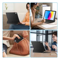 Etui na iPad TECH-PROTECT SmartCase Magnetic + Keyboard Czarny Klawiatura