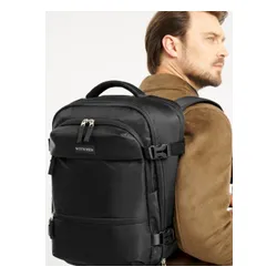 Рюкзак WITTCHEN Free on Board расширяемый дорожный 26 л черный