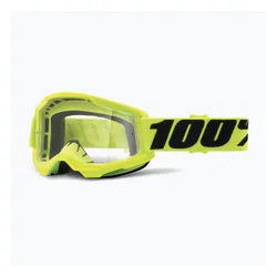 Велосипедные очки 100% Strata 2 fluo yellow/clear