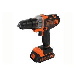 Akülü Matkap tornavidası Black &amp; Decker MULTİEVO MT218KB 18 V 2x1.5 Ah Pil