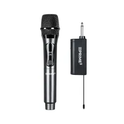 Mikrofon Prime3 AWM22SG Bezprzewodowy VHF Karaoke Czarny
