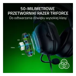 Słuchawki przewodowe z mikrofonem Razer BlackShark V2 X Xbox Nauszne Czarny