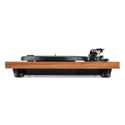 Gramofon JVC AL-E534M Drewno, Manualny, Napęd paskowy, Prędkość odtw. 33 1/3,45 obr./min