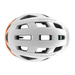 Kask rowerowy LAZER Cerro KinetiCore Biało-pomarańczowy MTB (rozmiar S)