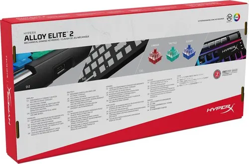 Klawiatura HyperX Alloy Elite II RGB (HKBE2X-1X-US/G / 4P5N3AN#UUW)