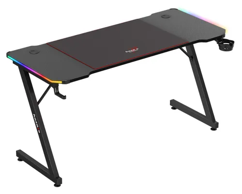 Biurko gamingowe HUZARO Hero 3.3 RGB Czarny
