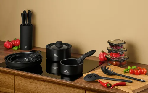 Zestaw garnków Gerlach Smart Indukcja Aluminium 13 elementów