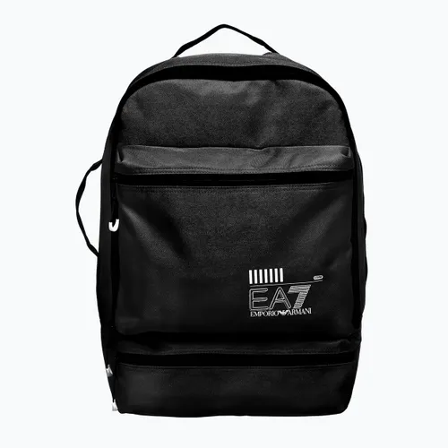 Plecak miejski EA7 Emporio Armani Train Core 23 l black/white logo
